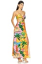 view 2 of 3 Beaded Cut Out Maxi Dress in Sunlit Spritz