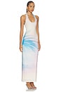 view 2 of 3 ROBE LONGUE DOS NAGEUR HALTER MAXI DRESS in Salt Breeze
