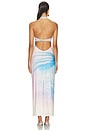 view 3 of 3 ROBE LONGUE DOS NAGEUR HALTER MAXI DRESS in Salt Breeze