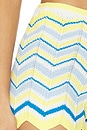 view 6 of 6 Chevron Knit Micro Short in Lemon Daze