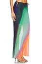 view 2 of 6 Chiffon Tie Side Maxi Skirt in Spellbound Swirl