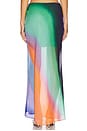 view 4 of 6 Chiffon Tie Side Maxi Skirt in Spellbound Swirl