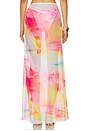 view 4 of 6 JUPE LONGUE MAXI SKIRT in Frangipani Swirl