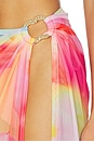 view 6 of 6 JUPE LONGUE MAXI SKIRT in Frangipani Swirl
