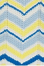 view 5 of 5 TOP DE PUNTO CON DISEÑO DE CHEVRÓN Y CUELLO HALTER LEMON DAZE in Lemon Daze