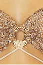 view 6 of 6 Strappy Ring Tie Crop Top in Espresso Spritz