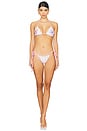 view 4 of 4 Thong Side Tie Bikini Bottom in Cutie Frutti