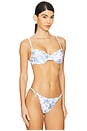 view 2 of 4 Underwire Bralette Bikini Top in Vintage Paradise