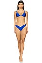 view 4 of 4 Cheeky V Bikini Bottom in Malibu Blue