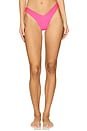 view 1 of 4 Y Cheeky Bikini Bottom in Posh Pink