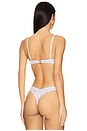 view 3 of 4 Double Ruffle Underwire Bikini Top in Moonflower