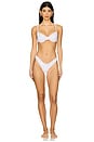 view 4 of 4 Double Ruffle Underwire Bikini Top in Moonflower