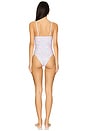 view 3 of 3 Double Ruffle Underwire One Piece in Moonflower