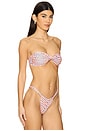 view 2 of 4 Twist Bandeau Bikini Top in Astro Pop