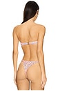 view 3 of 4 Twist Bandeau Bikini Top in Astro Pop
