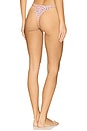 view 3 of 4 Ruched Thong Bikini Bottom in Astro Pop