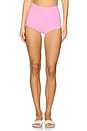 view 1 of 4 Cheeky Retro Swim Short in Pink Diva