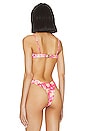 view 3 of 4 Ruched Underwire Bikini Top in Viva Dreama Pink Print