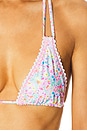 view 5 of 5 Crochet Halter Bikini Top in Moonflower