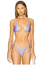 view 1 of 5 Ring Halter Bikini Top in Bubblegum Blossom