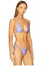 view 2 of 5 Ring Halter Bikini Top in Bubblegum Blossom