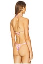 view 3 of 5 Panel Halter Bikini Top in Daisy Dreamer