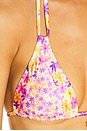 view 5 of 5 Panel Halter Bikini Top in Daisy Dreamer
