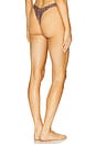 view 3 of 5 Retro Y Thong Bikini Bottom in Kosmic Kat