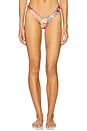 view 1 of 4 Lettuce Edge Thong Bikini Bottom in Havana Haven