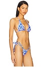 view 2 of 4 Bind Tie Halter Bikini Top in Ocean Colada