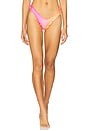 view 1 of 4 Lettuce Edge Thong Bikini Bottom in Tropical Haven