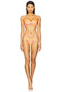 view 4 of 4 Ditzy Underwire Bra Bikini Top in Honey Baby