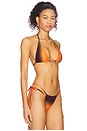 view 2 of 4 Trio Ring Triangle Bikini Top in Coyote Kisses