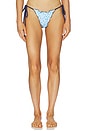 view 1 of 4 Lettuce Edge Side Tie Bikini Bottom in Dream Flower