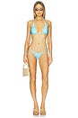 view 4 of 4 HAUT DE MAILLOT DE BAIN TRIANGLE TRIO RING in Starry Seas