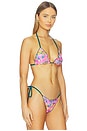 view 2 of 4 HAUT DE MAILLOT DE BAIN LETTUCE EDGE BRALETTE BIKINI TOP in Summer Glow