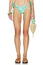 view 1 of 4 Crochet Dipped Cheeky Tie Bikini Bottom in Barefoot Breeze