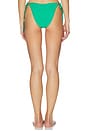 view 3 of 4 Ring Cheeky Tie Bikini Bottom in Island Lush