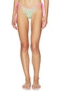 view 1 of 4 BRAGUITAS DE BIKINI TIPO TANGA CON LAZO LATERAL DECORATIVE in Hula Honey