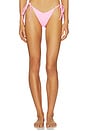 view 1 of 4 Bind Dipped Cheeky Bikini Bottom in Fairy Floss