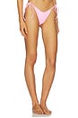 view 2 of 4 Bind Dipped Cheeky Bikini Bottom in Fairy Floss