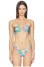 view 1 of 4 HAUT DE MAILLOT DE BAIN STRAPLESS in Paradise Pop