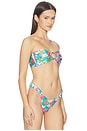 view 2 of 4 HAUT DE MAILLOT DE BAIN STRAPLESS in Paradise Pop