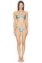 view 4 of 4 HAUT DE MAILLOT DE BAIN STRAPLESS in Paradise Pop