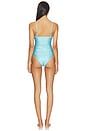 view 3 of 5 Decorative Underwire One Piece in Ocean Aura