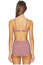 view 3 of 5 Decorative Ditzy Underwire Bikini Top in Coco Kisses