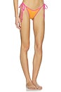 view 2 of 4 BRAGUITA BIKINI BIND DIPPED in Peach Pop