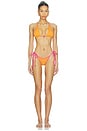 view 4 of 4 BRAGUITA BIKINI BIND DIPPED in Peach Pop