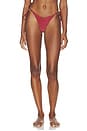 view 1 of 5 Ring Cheeky Side Tie Bikini Bottom in Cinnamon