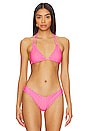 view 1 of 5 Halter Bikini Top in Pinky Promise